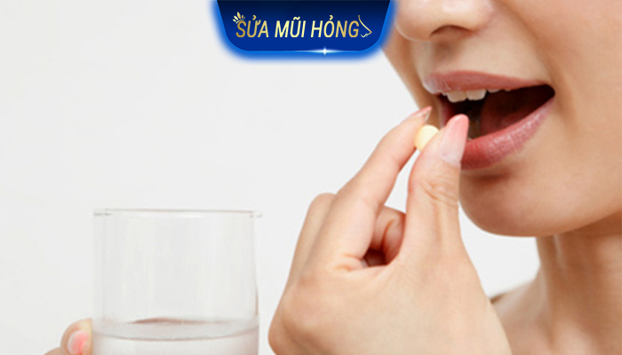 Uống thuốc trị viêm sưng sau khi nâng mũi khoảng bao lâu? 